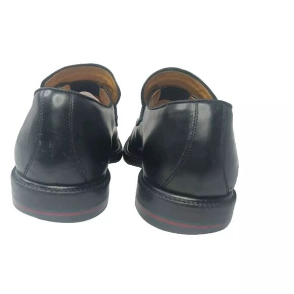 Gucci Men\'s Shoes Size 8.5 D Penny Loafers Black Leather Vintage main image 5